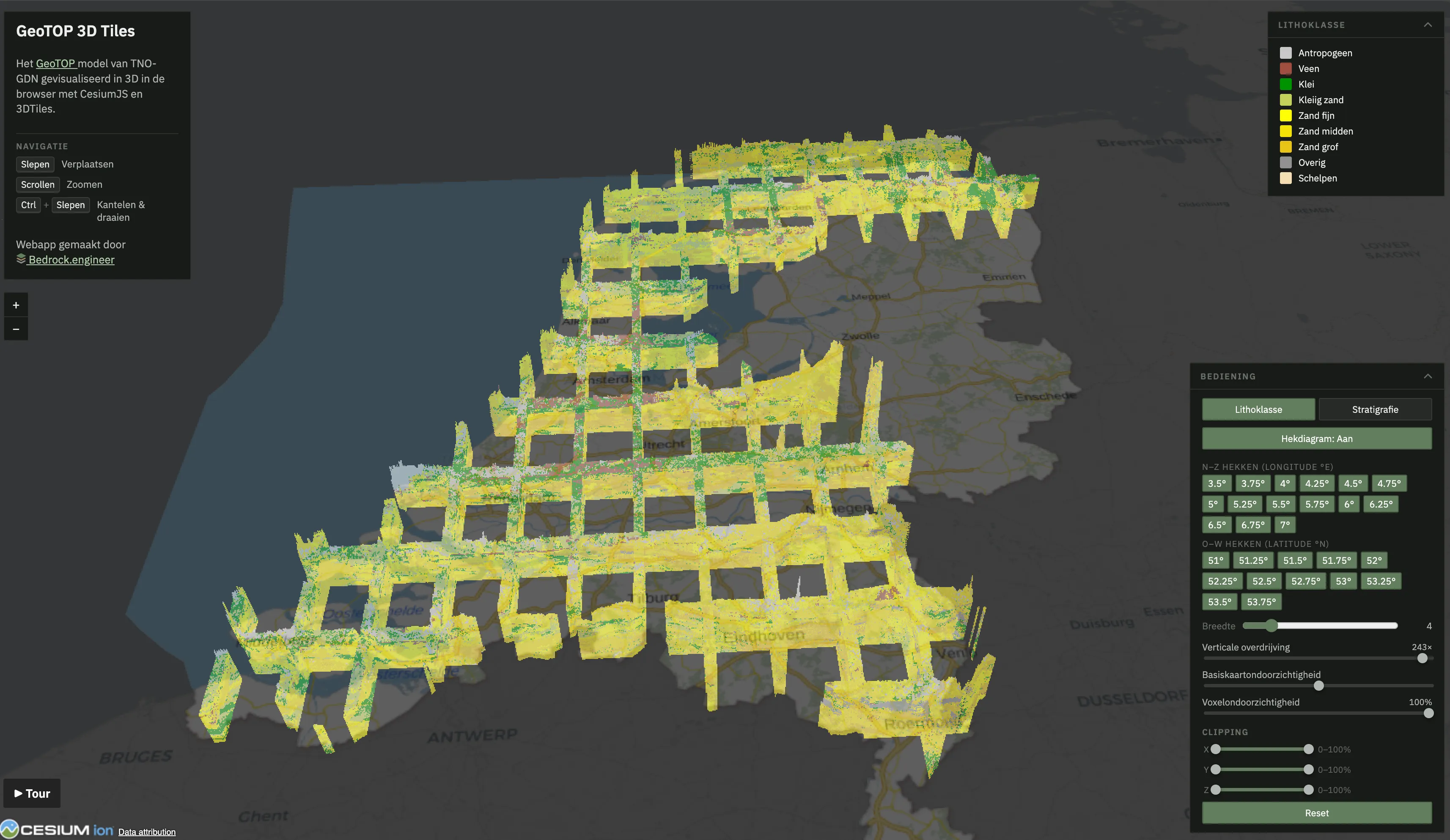 GeoTOP Voxels - CesiumJS